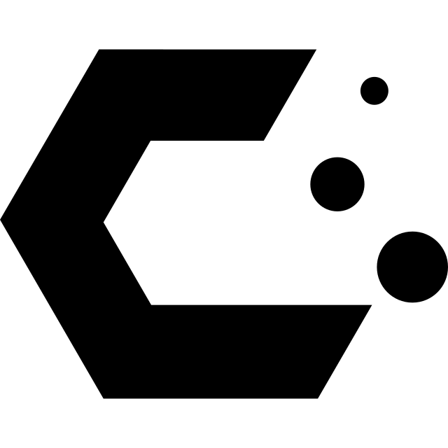 CachyOS logo, black variant for light backgrounds (PNG)