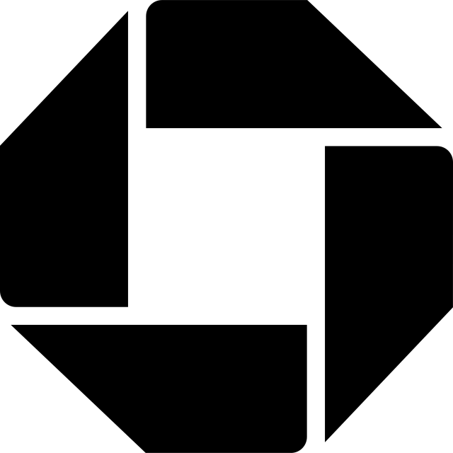 Chase logo, black variant for light backgrounds (PNG)