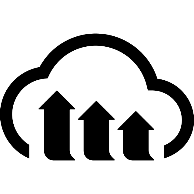 Cloudinary logo, black variant for light backgrounds (PNG)