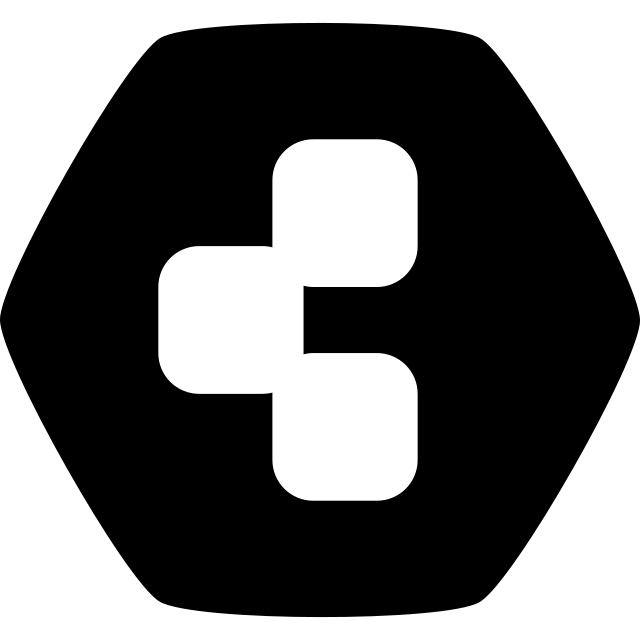 Cloudron logo, black variant for light backgrounds (PNG)