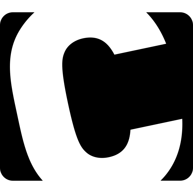 Contao logo, black variant for light backgrounds (PNG)