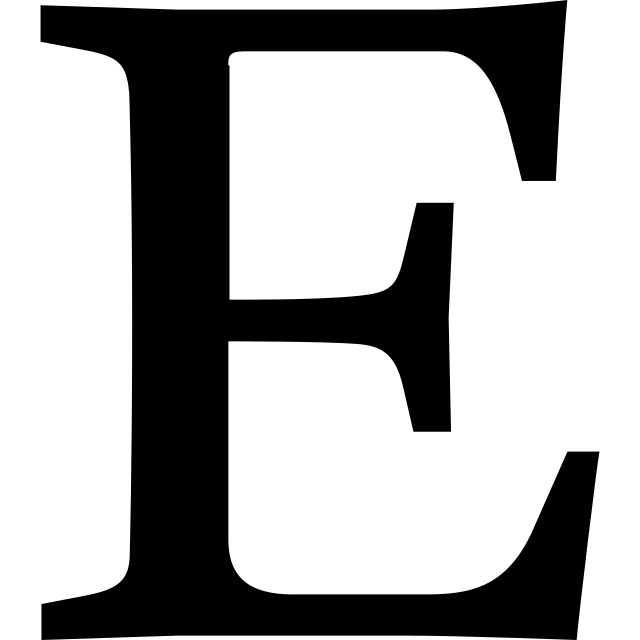 Etsy logo, black variant for light backgrounds (PNG)