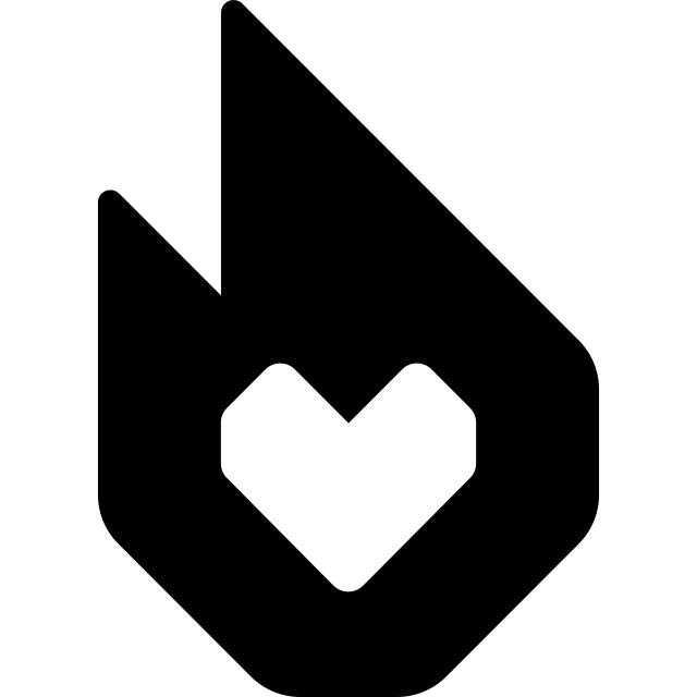 Fandom logo, black variant for light backgrounds (PNG)