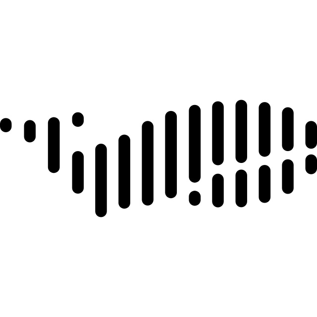 Fish Audio logo, black variant for light backgrounds (PNG)