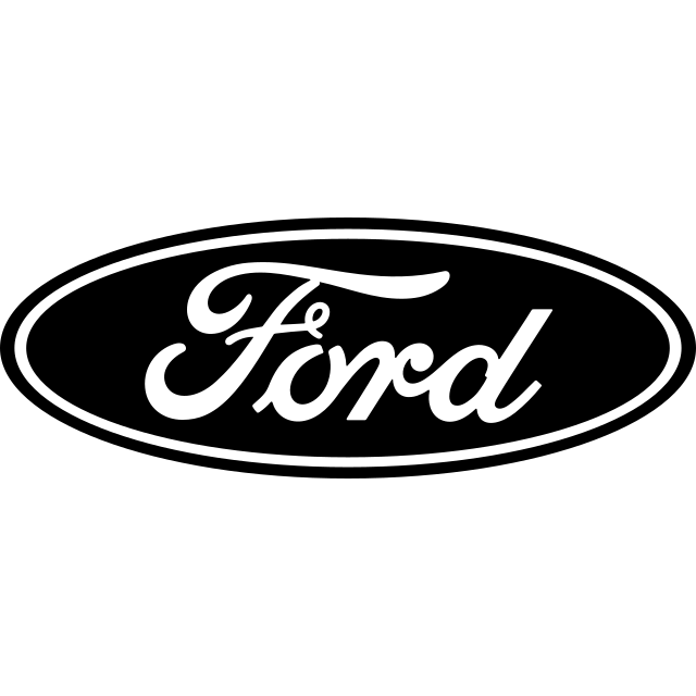 Ford logo, black variant for light backgrounds (PNG)