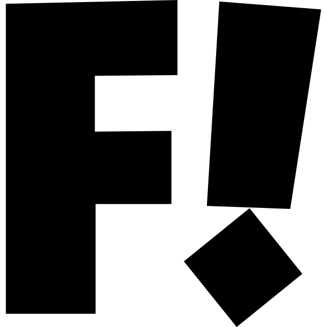 FRITZ! logo, black variant for light backgrounds (PNG)