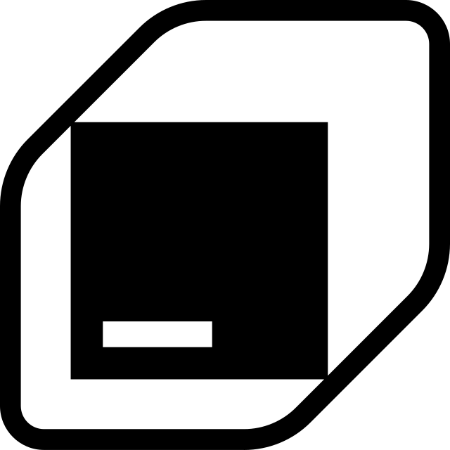 JetBrains logo, black variant for light backgrounds (PNG)