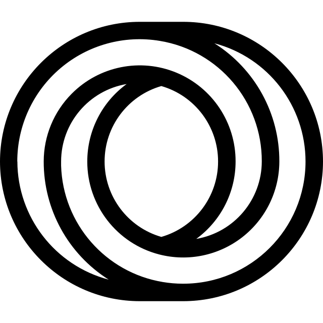 Loops logo, black variant for light backgrounds (PNG)
