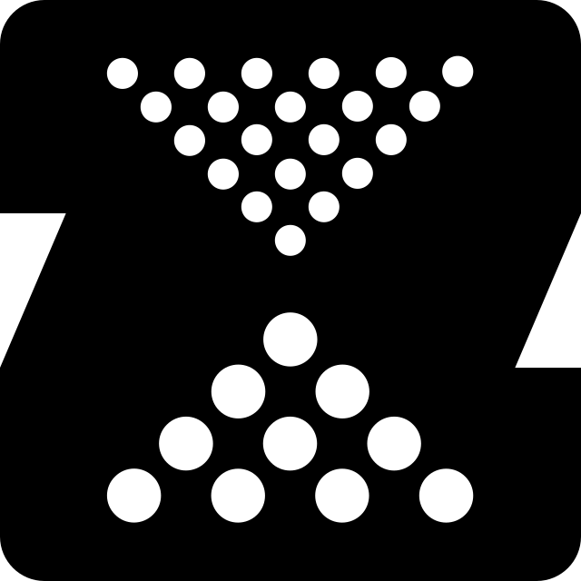OpenZFS logo, black variant for light backgrounds (PNG)