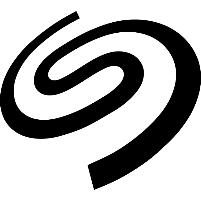 Seagate logo, black variant for light backgrounds (PNG)
