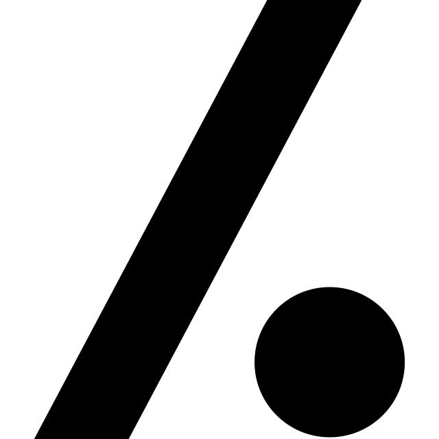 Slashdot logo, black variant for light backgrounds (PNG)