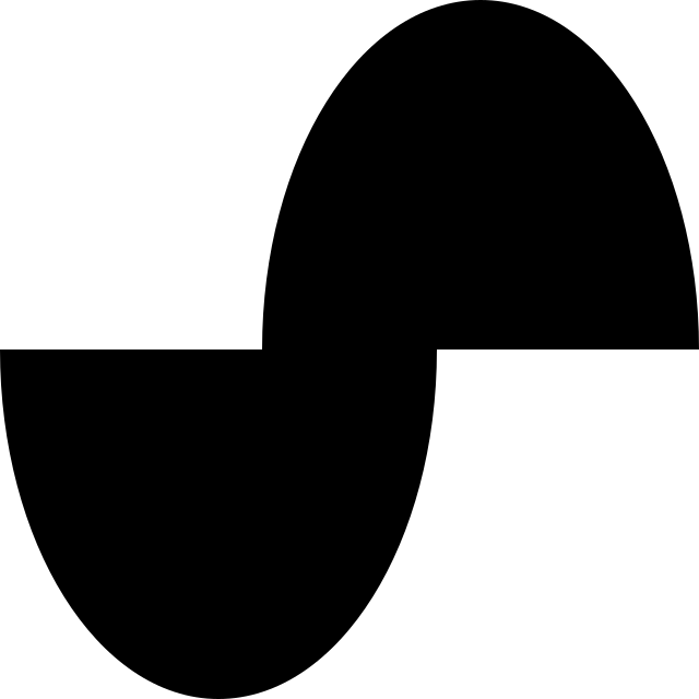 Suno logo, black variant for light backgrounds (PNG)