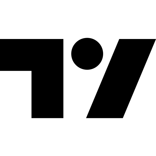 TradingView logo, black variant for light backgrounds (PNG)