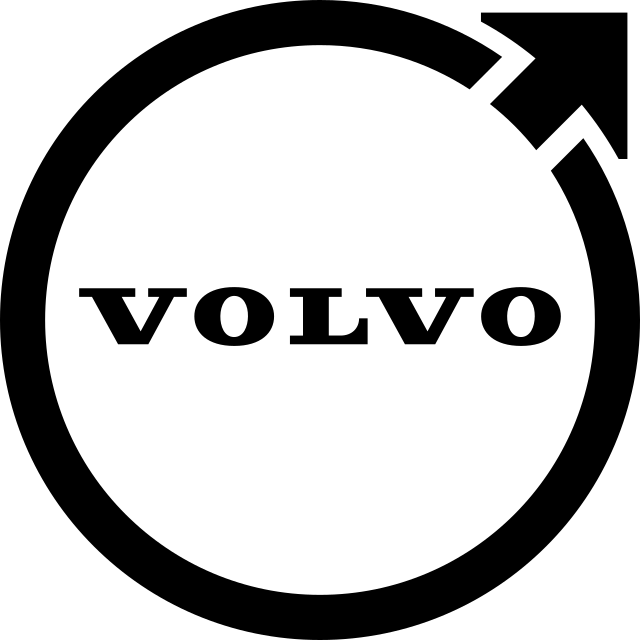 Volvo logo, black variant for light backgrounds (PNG)
