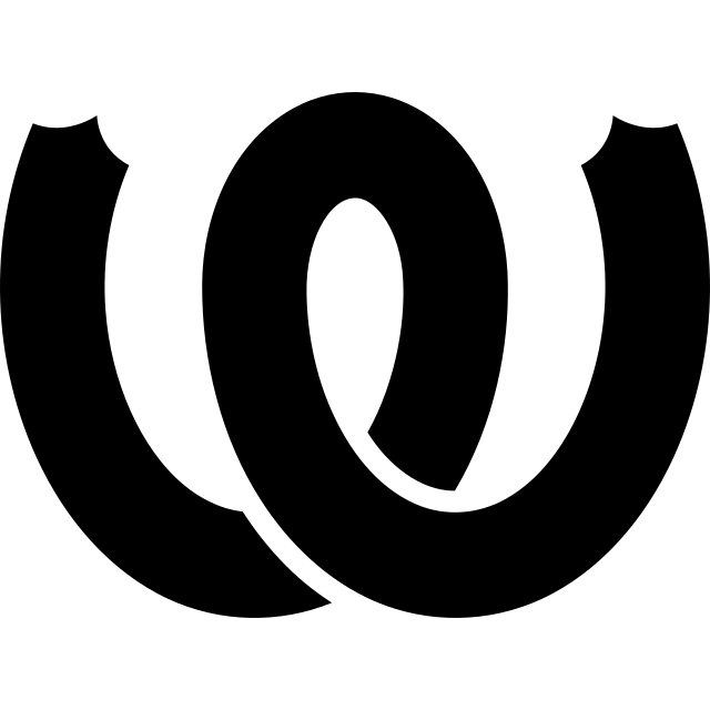 Weblate logo, black variant for light backgrounds (PNG)