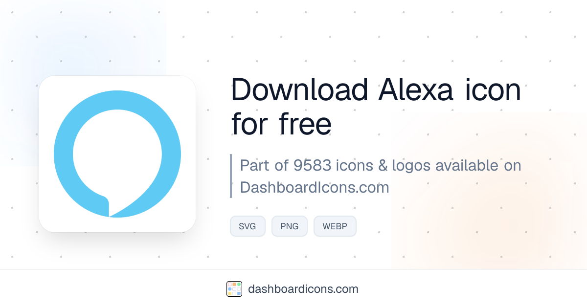Alexa Icon & Logo | Dashboard Icons & Logos