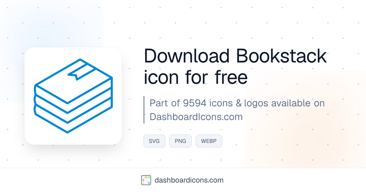 Bookstack Icon & Logo | Dashboard Icons & Logos