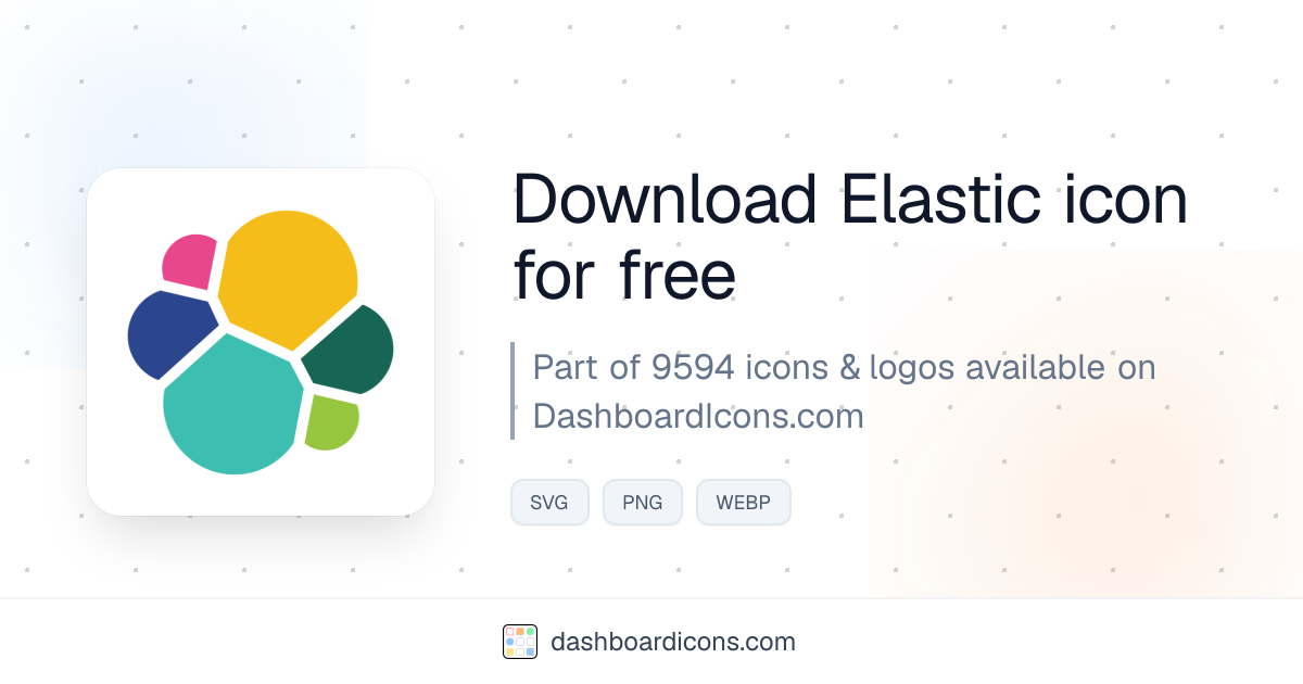 Elastic Icon & Logo | Dashboard Icons & Logos