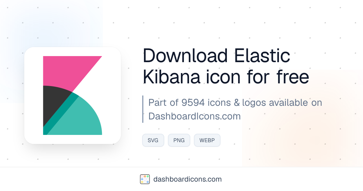 Elastic Kibana Icon & Logo | Dashboard Icons & Logos