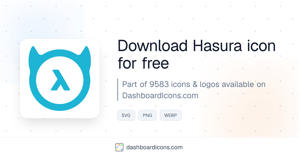 Hasura Icon & Logo | Dashboard Icons & Logos