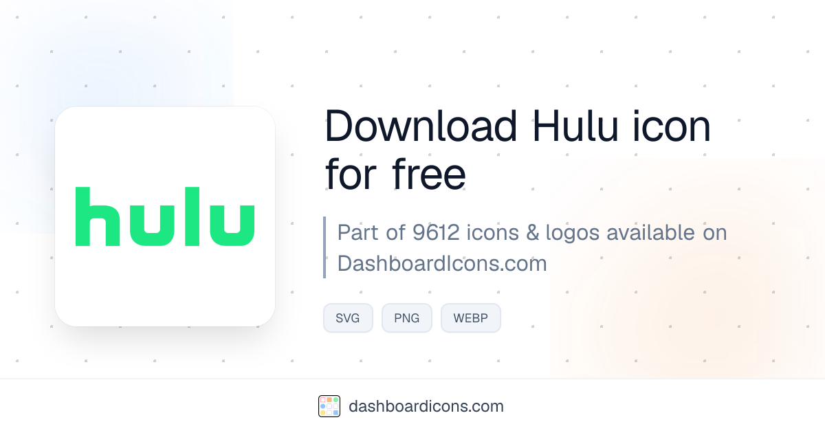 Hulu Icon & Logo | Dashboard Icons & Logos
