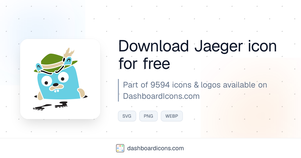 Jaeger Icon & Logo | Dashboard Icons & Logos