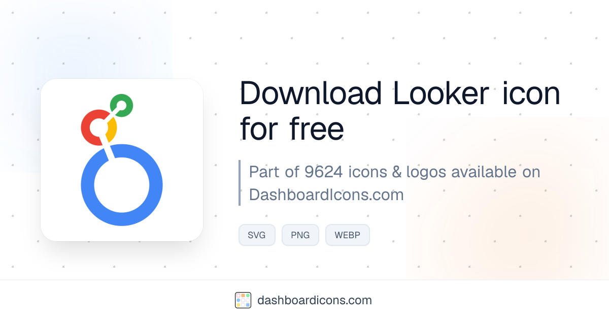 Looker Icon & Logo | Dashboard Icons & Logos