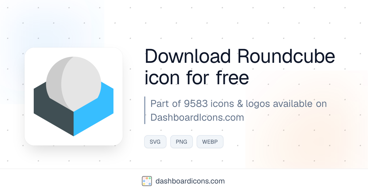 Roundcube Icon & Logo | Dashboard Icons & Logos