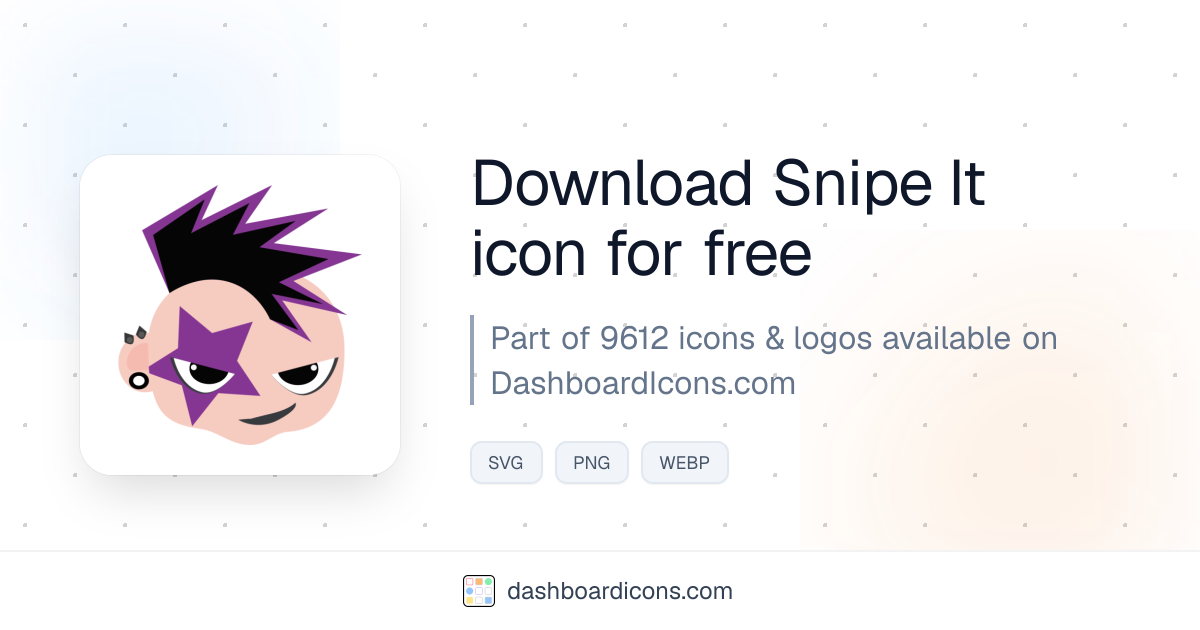 Snipe It Icon & Logo | Dashboard Icons & Logos