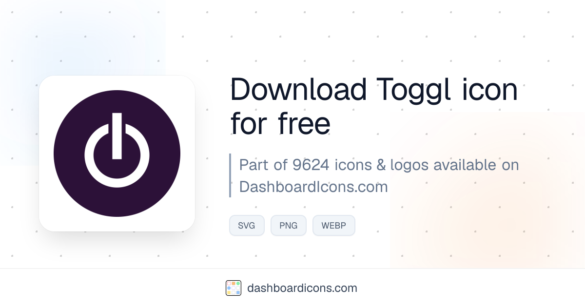 Toggl Icon & Logo | Dashboard Icons & Logos