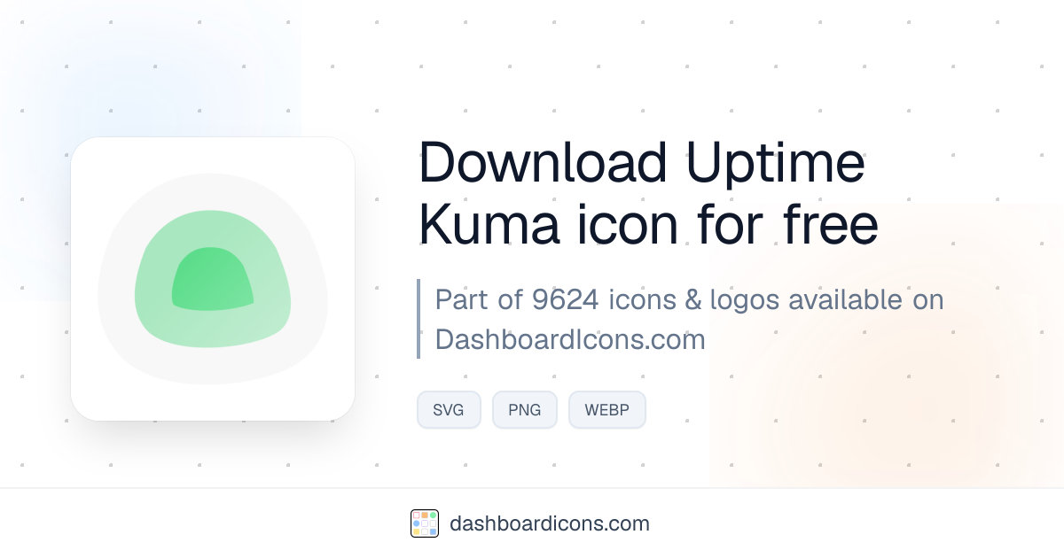 Uptime Kuma Icon & Logo | Dashboard Icons & Logos