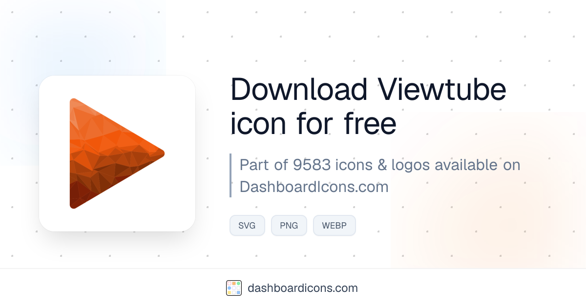 Viewtube Icon & Logo | Dashboard Icons & Logos