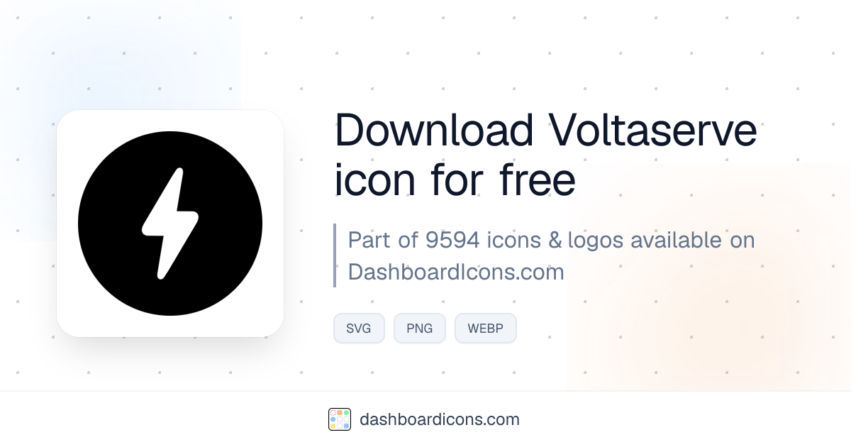 Voltaserve Icon & Logo | Dashboard Icons & Logos
