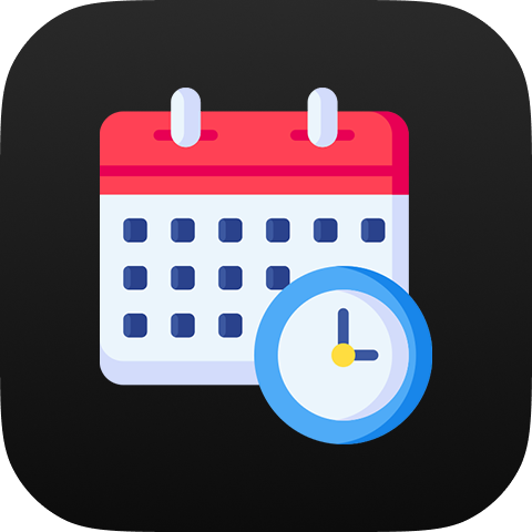 scheduler icon and logo in PNG format
