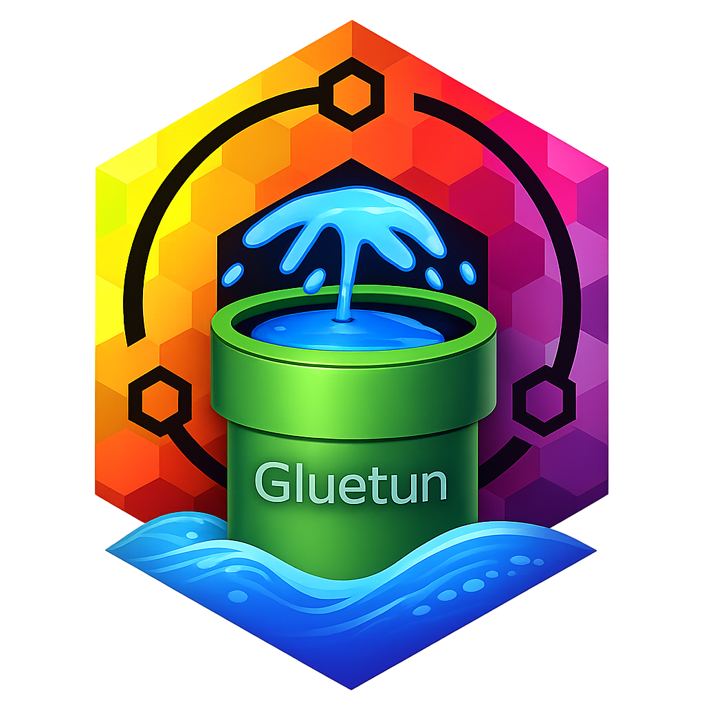 gluetun icon and logo in PNG format