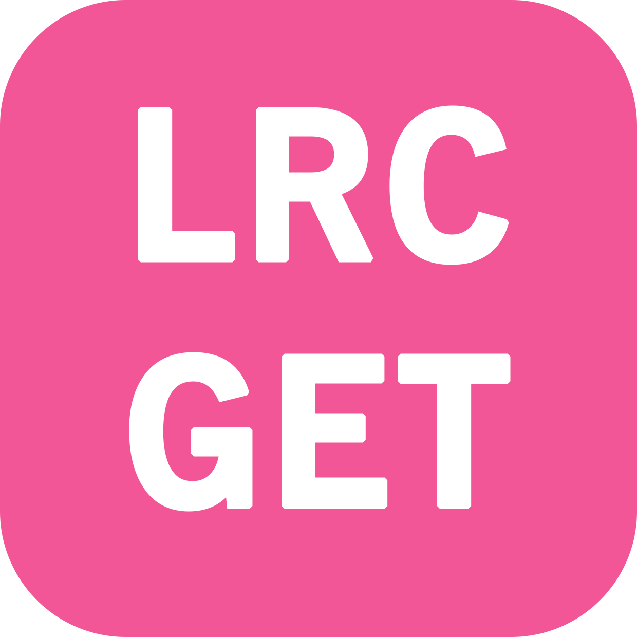 lrcget icon and logo in PNG format