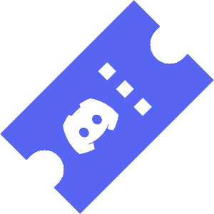 discord tickets icon and logo in PNG format